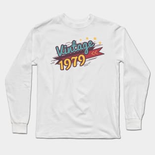 40th Birthday Gift Vintage 1979 T Shirt Classic Men Women Long Sleeve T-Shirt